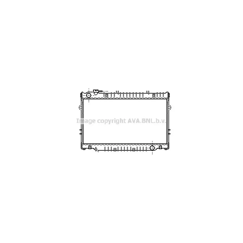 Radiateur, refroidissement du moteur AVA QUALITY COOLING TO2223