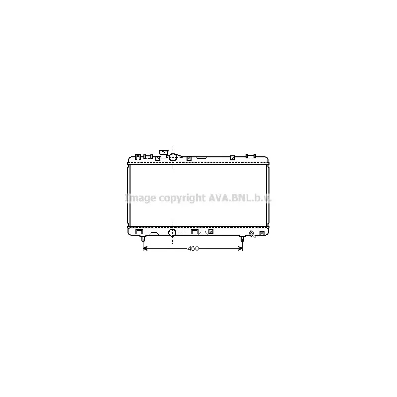Radiateur, refroidissement du moteur AVA QUALITY COOLING TO2230