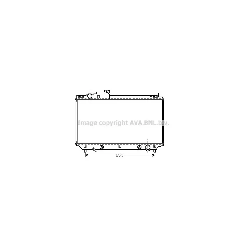 Radiateur, refroidissement du moteur AVA QUALITY COOLING TO2315