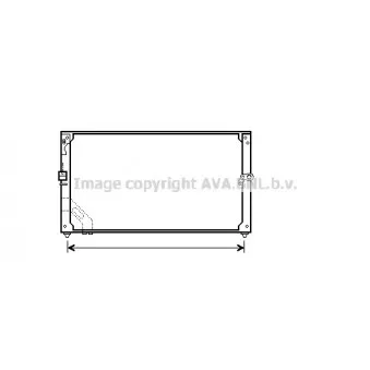 Condenseur, climatisation AVA QUALITY COOLING TO5166