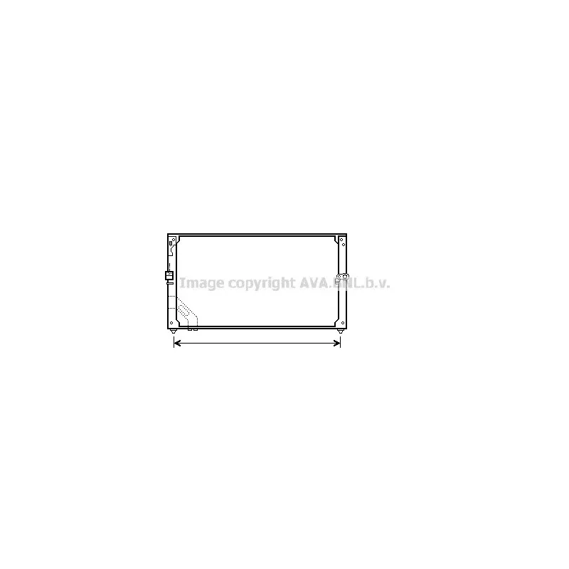 Condenseur, climatisation AVA QUALITY COOLING TO5166