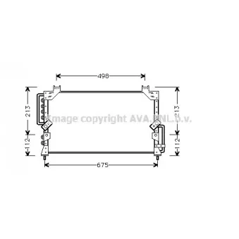 Condenseur, climatisation AVA QUALITY COOLING TO5191