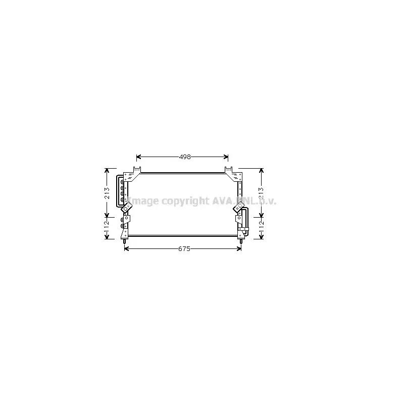 Condenseur, climatisation AVA QUALITY COOLING TO5191