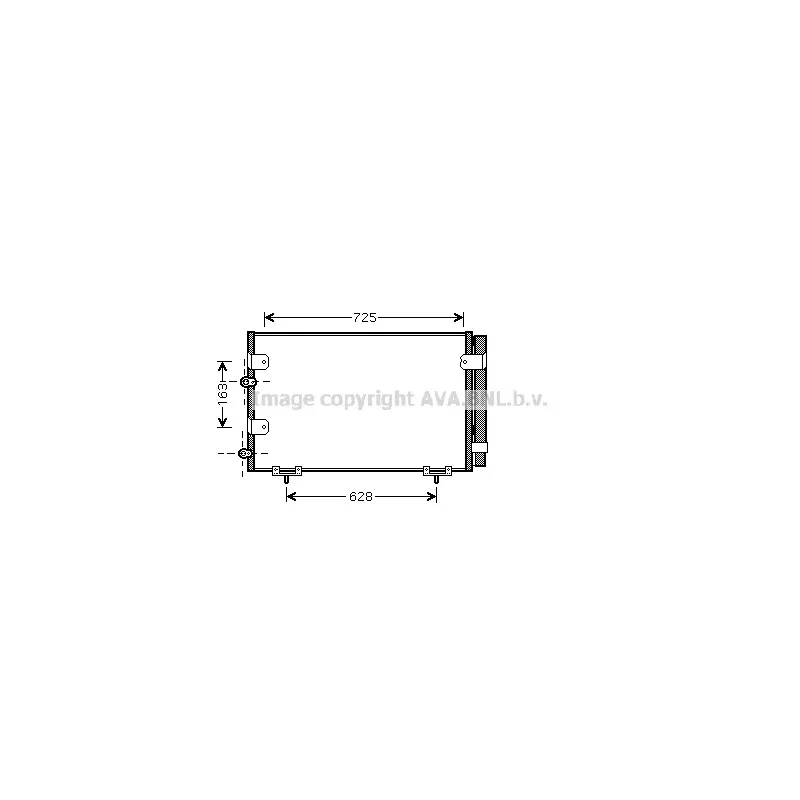 Condenseur, climatisation AVA QUALITY COOLING TO5288D
