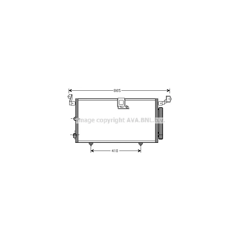 Condenseur, climatisation AVA QUALITY COOLING TO5384D