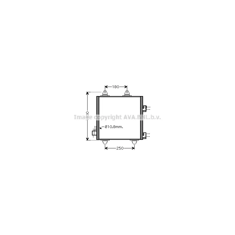 Condenseur, climatisation AVA QUALITY COOLING TO5414D