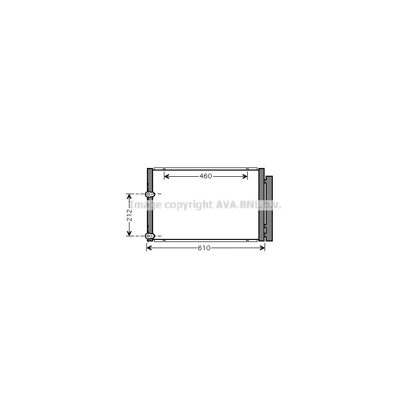Condenseur, climatisation AVA QUALITY COOLING TO5429D