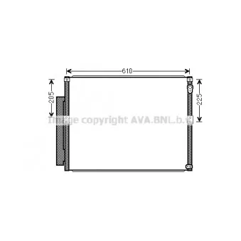 Condenseur, climatisation AVA QUALITY COOLING TO5634D