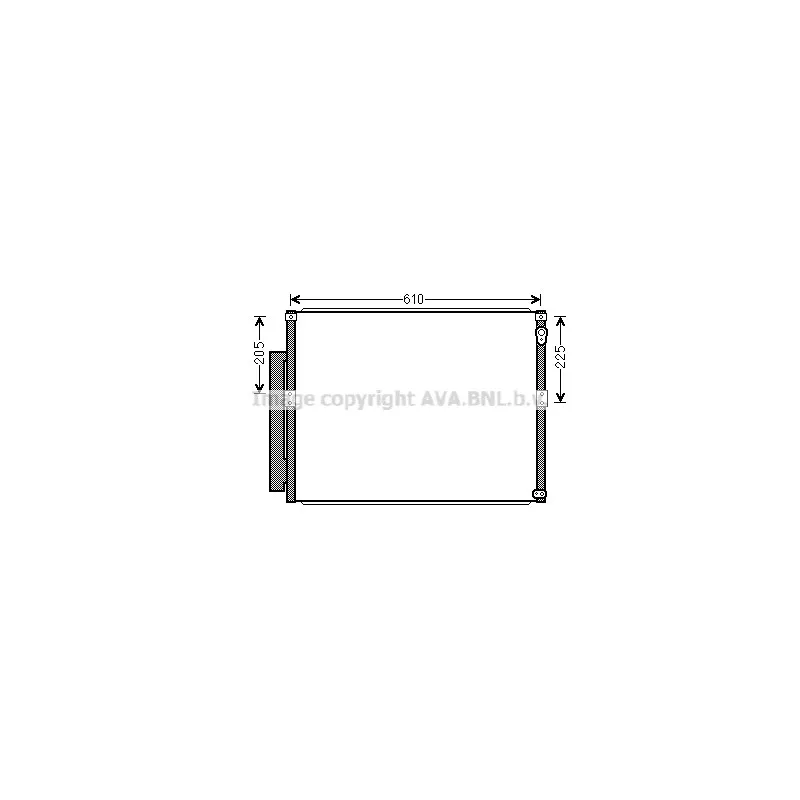 Condenseur, climatisation AVA QUALITY COOLING TO5634D