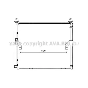 Condenseur, climatisation AVA QUALITY COOLING TO5652D