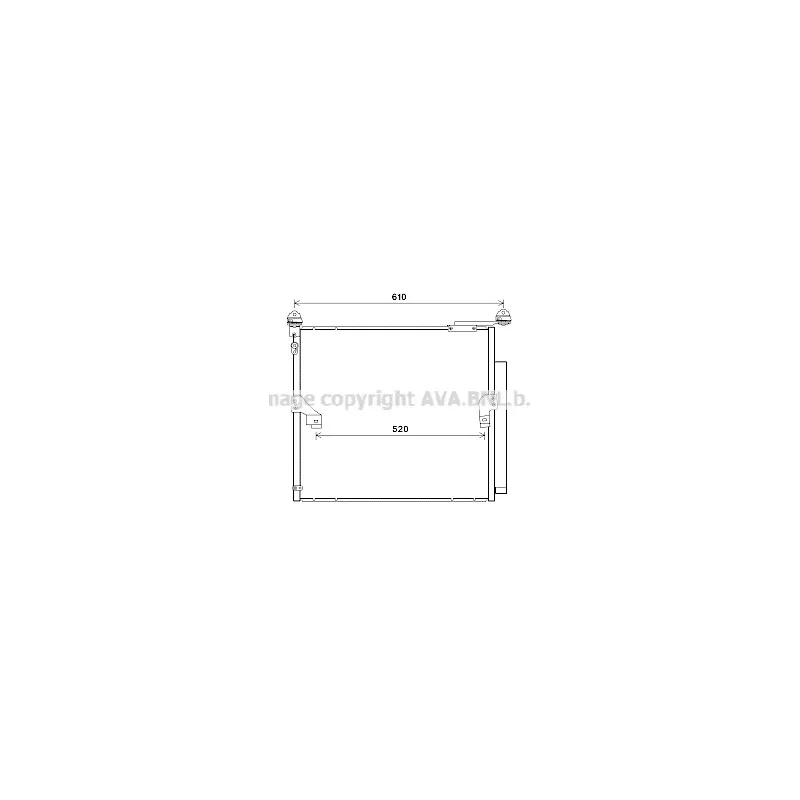 Condenseur, climatisation AVA QUALITY COOLING TO5677D