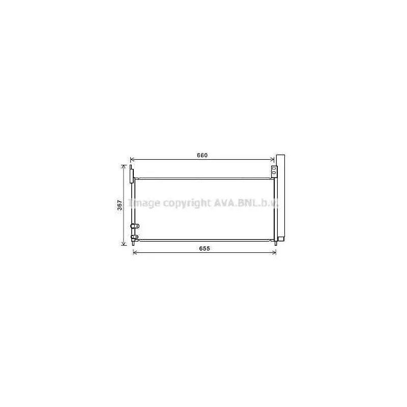 Condenseur, climatisation AVA QUALITY COOLING TO5692
