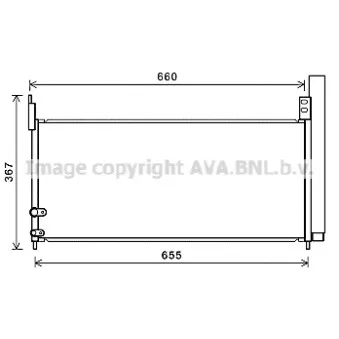 Condenseur, climatisation AVA QUALITY COOLING TO5692D