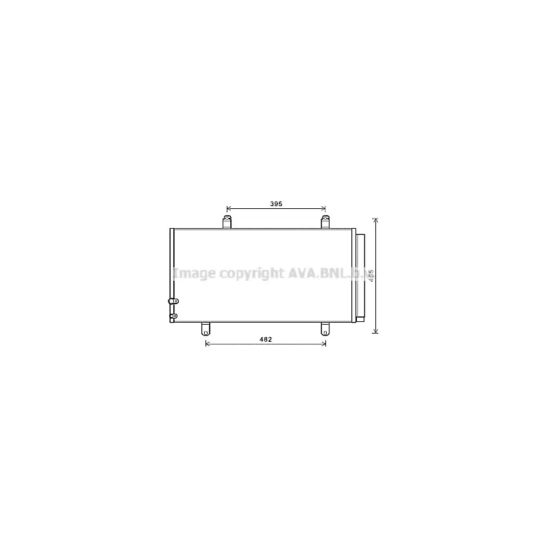 Condenseur, climatisation AVA QUALITY COOLING TO5696D