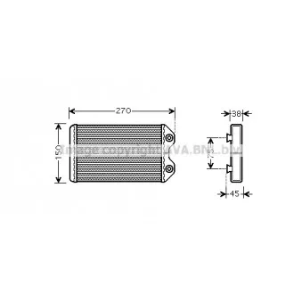 Système de chauffage AVA QUALITY COOLING TO6369