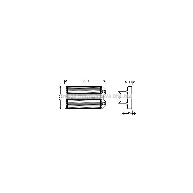 Système de chauffage AVA QUALITY COOLING TO6369