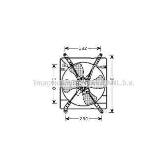 Ventilateur, refroidissement du moteur AVA QUALITY COOLING