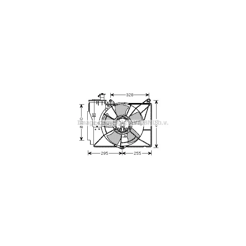 Ventilateur, refroidissement du moteur AVA QUALITY COOLING TO7539