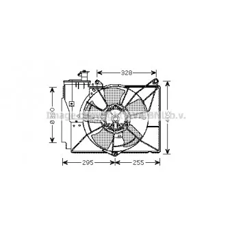 Ventilateur, refroidissement du moteur AVA QUALITY COOLING