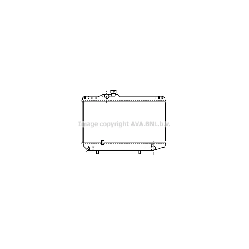 Radiateur, refroidissement du moteur AVA QUALITY COOLING TOA2093