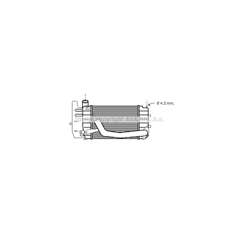 Intercooler, échangeur AVA QUALITY COOLING TOA4361