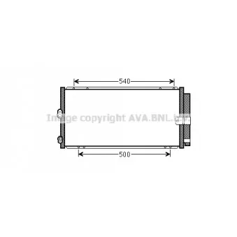 Condenseur, climatisation AVA QUALITY COOLING TOA5579D