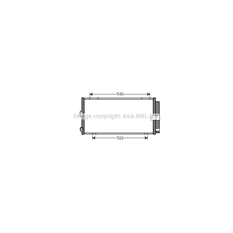 Condenseur, climatisation AVA QUALITY COOLING TOA5579D