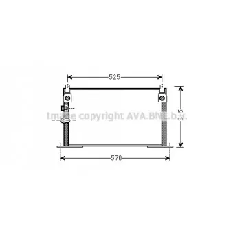 Condenseur, climatisation AVA QUALITY COOLING TOA5585