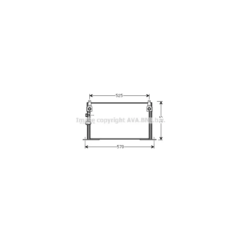 Condenseur, climatisation AVA QUALITY COOLING TOA5585