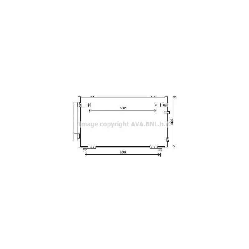 Condenseur, climatisation AVA QUALITY COOLING TOA5621D