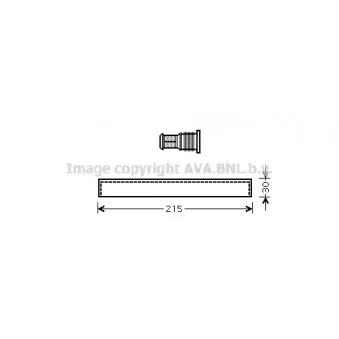 Filtre déshydratant, climatisation AVA QUALITY COOLING TOD416
