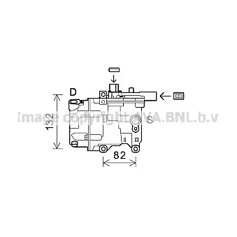 Compresseur, climatisation AVA QUALITY COOLING TOK583