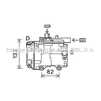 Compresseur, climatisation AVA QUALITY COOLING TOK707