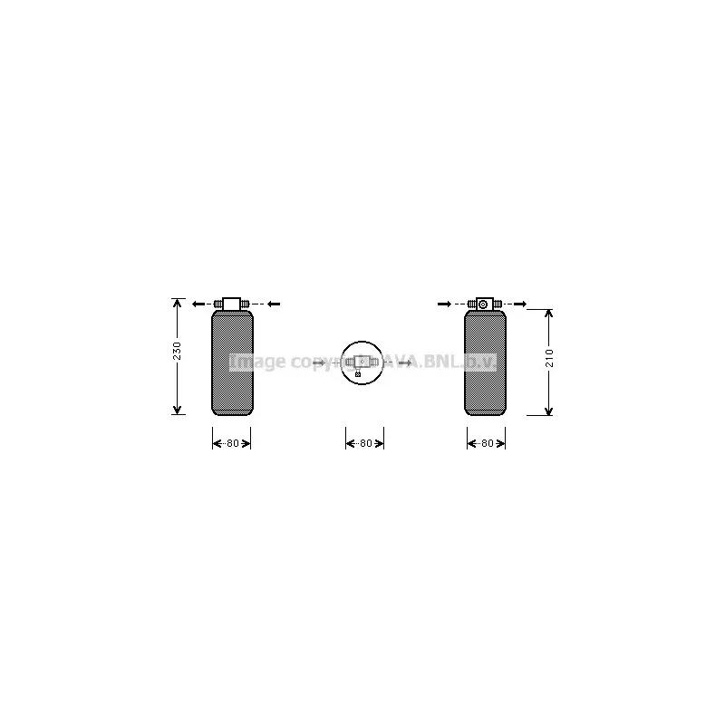 Filtre déshydratant, climatisation AVA QUALITY COOLING UVD031