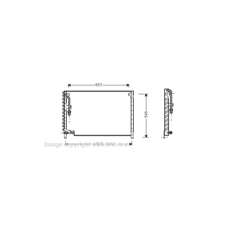 Condenseur, climatisation AVA QUALITY COOLING VO5083