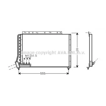 Condenseur, climatisation AVA QUALITY COOLING VO5090