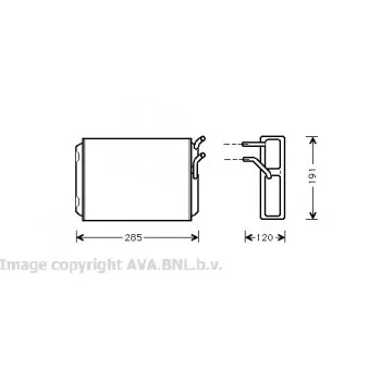 Système de chauffage AVA QUALITY COOLING VO6096