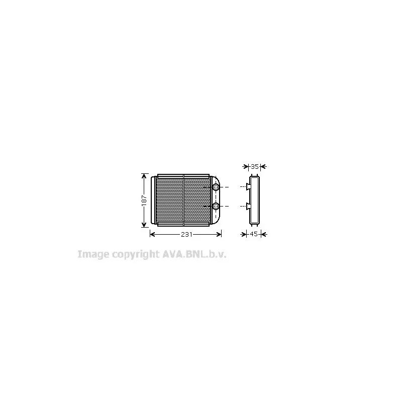 Système de chauffage AVA QUALITY COOLING VO6132