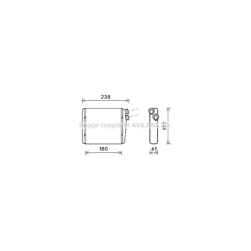 Système de chauffage AVA QUALITY COOLING VO6163