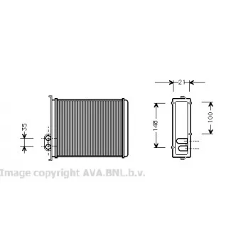 Système de chauffage AVA QUALITY COOLING VOA6085