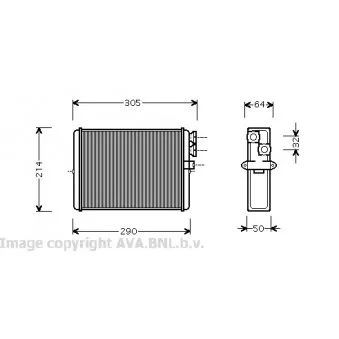 Système de chauffage AVA QUALITY COOLING VOA6110