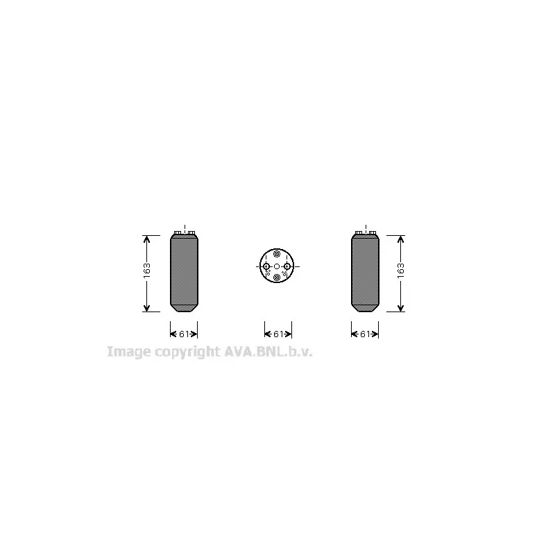 Filtre déshydratant, climatisation AVA QUALITY COOLING VOD104