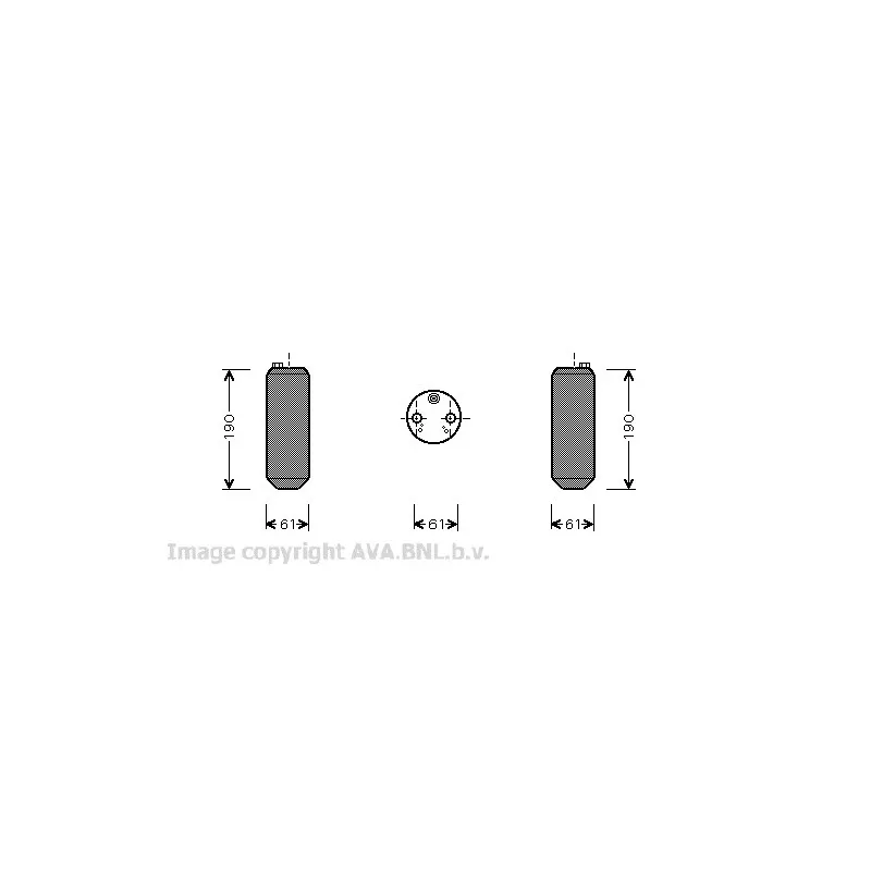 Filtre déshydratant, climatisation AVA QUALITY COOLING VOD108