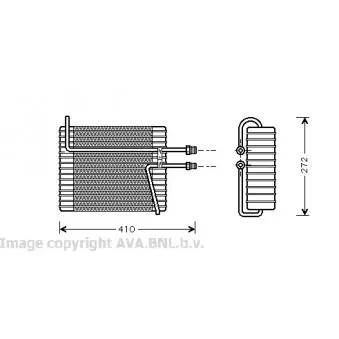 Evaporateur climatisation AVA QUALITY COOLING
