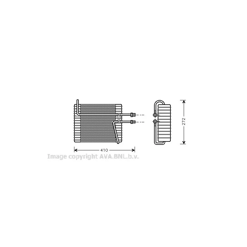 Evaporateur climatisation AVA QUALITY COOLING VOV103