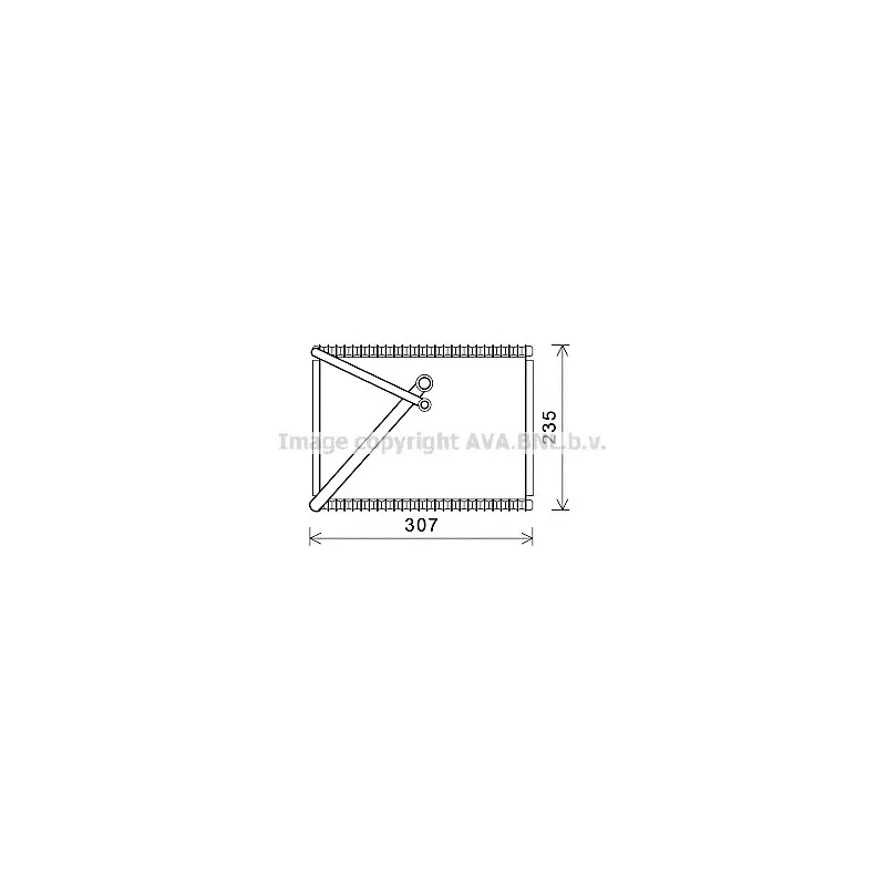 Evaporateur climatisation AVA QUALITY COOLING VOV156
