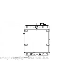 Radiateur, refroidissement du moteur AVA QUALITY COOLING VW2008