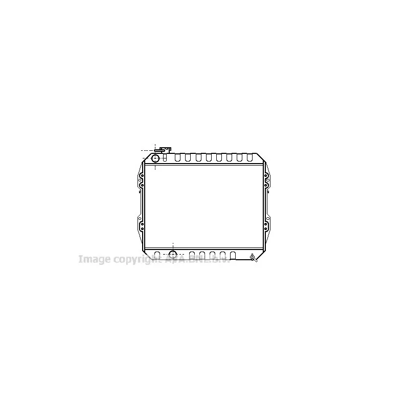 Radiateur, refroidissement du moteur AVA QUALITY COOLING VW2088