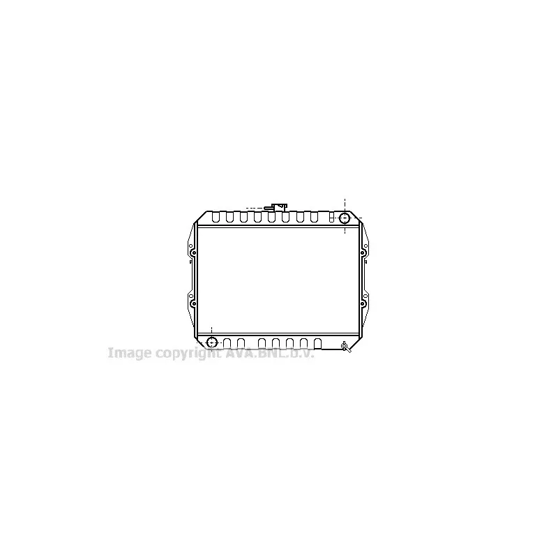 Radiateur, refroidissement du moteur AVA QUALITY COOLING VW2090