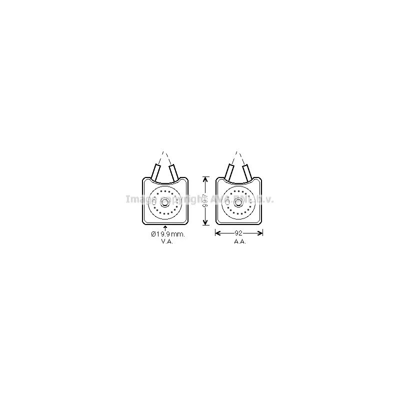 Radiateur d'huile AVA QUALITY COOLING VW3215